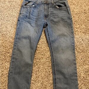 Ariat Men's Straight Fit Blue Jeans